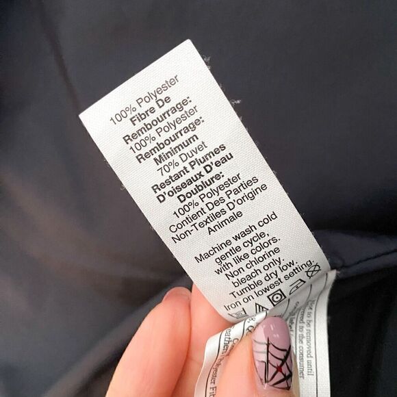 J. Crew Polka Dot Navy White Quilted Puffer Full Zip Down Vest Women’s XS - Picture 8 of 10